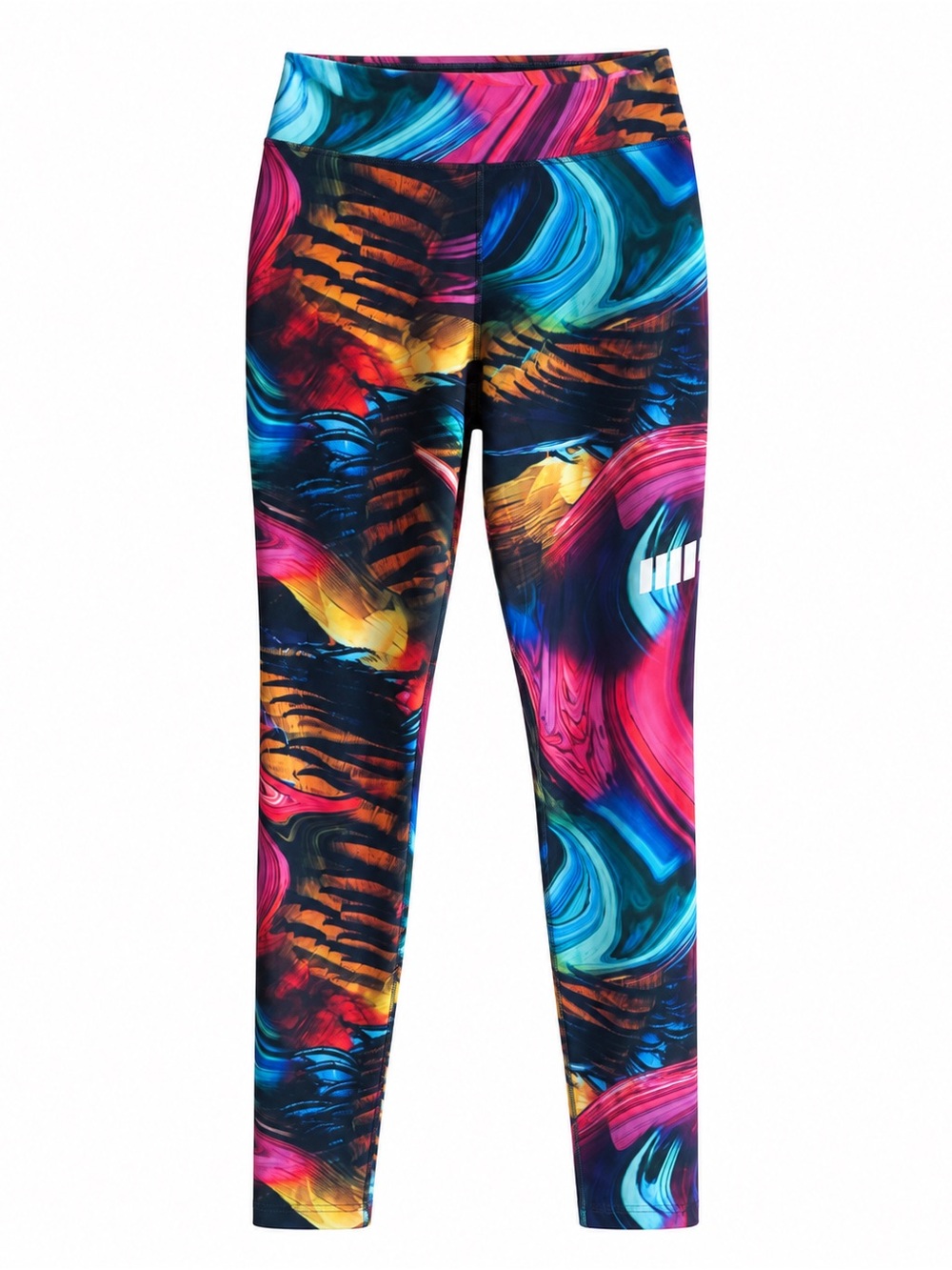 Kids Multicolor Swirl Print Leggings – Size 8 Girls EUC/Like New